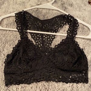 Aerie Black Lace Bralette